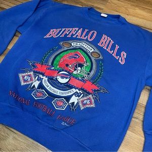 Buffalo Bills Sweatshirt | Vintage NFL football team Crewneck
